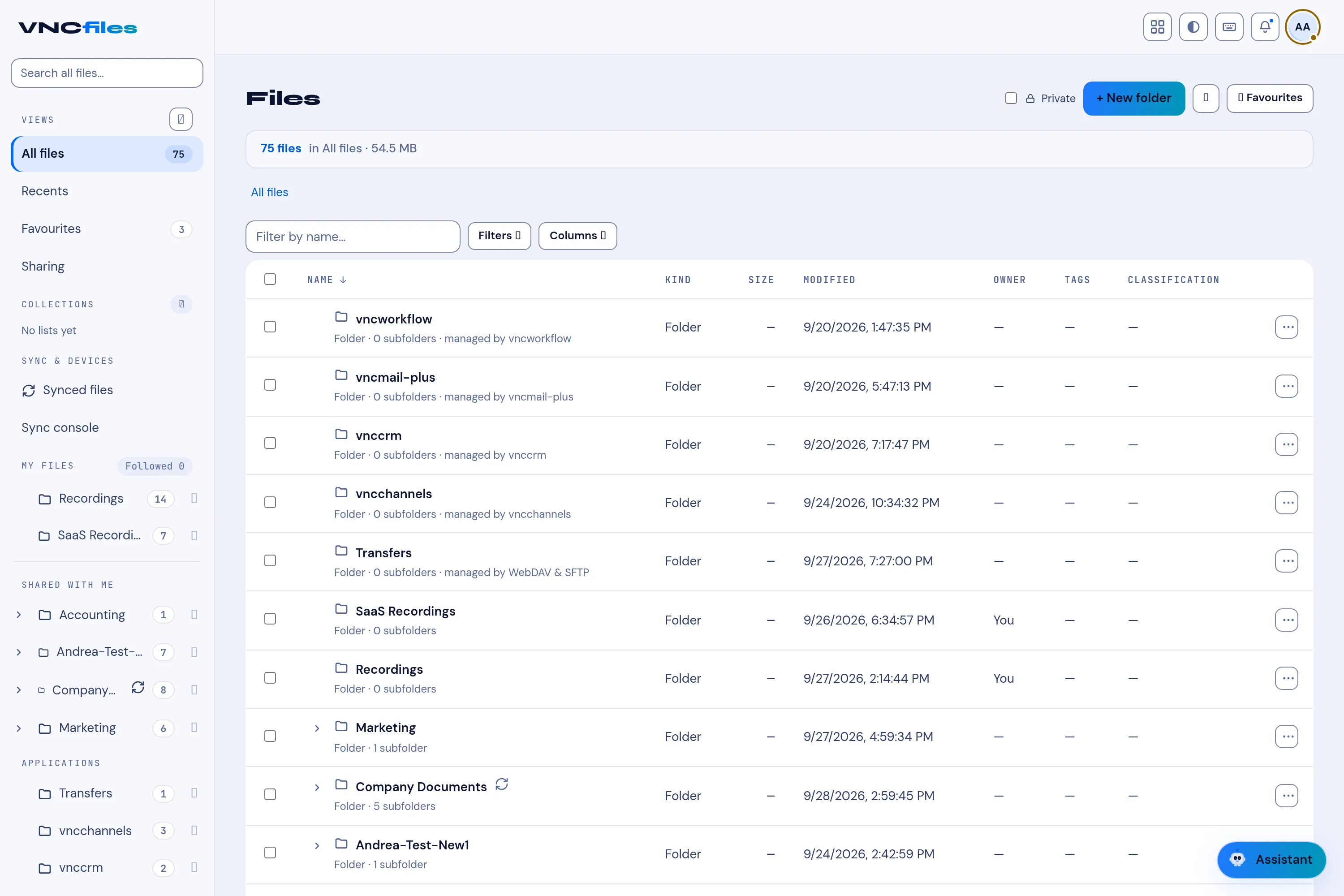 The Files app with its toolbar and the empty-folder drop zone